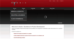 Desktop Screenshot of hydrix.com